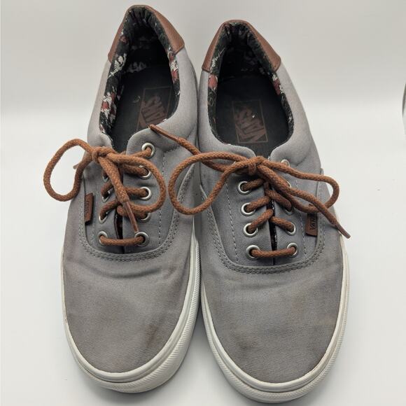 Vans Era 59 Samurai Warrior Gray Brown Leather Skater Fashion Sneakers 9/10.5 - Picture 2 of 10